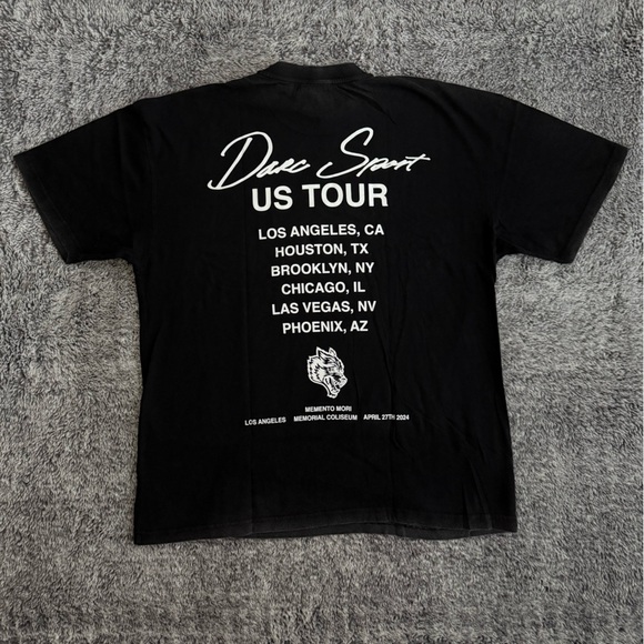 Darc Sport Wolves US Tour Tee, Black, Size Large, NWT - Picture 5 of 5